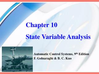 Chapter 10 State Variable Analysis