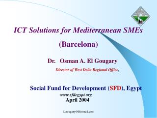 ICT Solutions for Mediterranean SMEs (Barcelona)