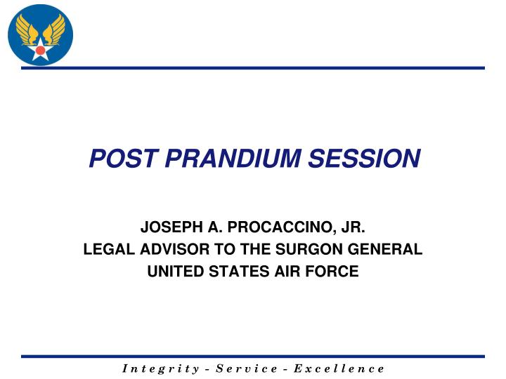 post prandium session