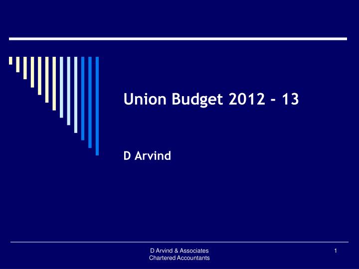 union budget 2012 13