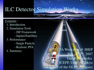 ILC Detector Simulation Works