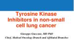 Tyrosine Kinase Inhibitors in non-small cell lung cancer