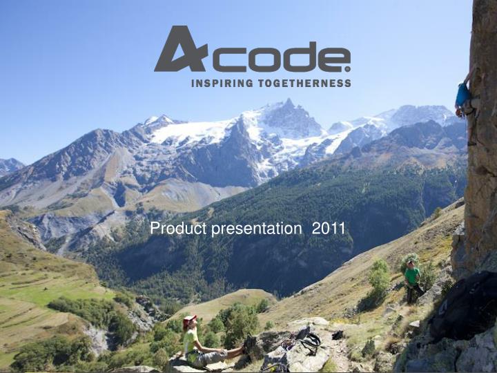 product presentation 2011