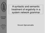 A syntactic and semantic treatment of ergativity in a system network grammar - slide 1