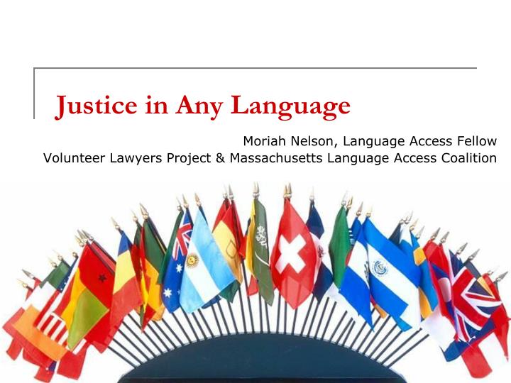 justice in any language