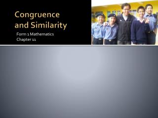 Congruence and Similarity