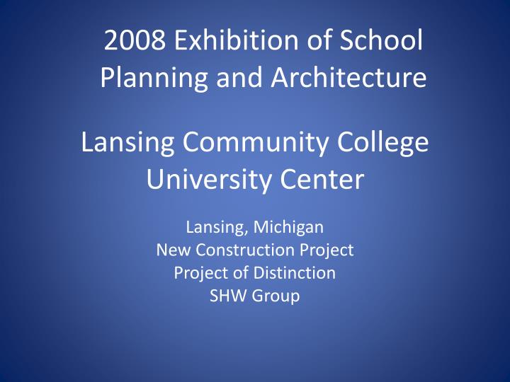 lansing community college university center