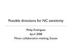 Enhancing Neutral Current Sensitivity: Insights from the MINOS Collaboration - slide 1