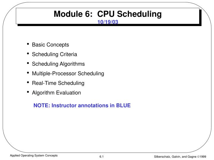 module 6 cpu scheduling 10 19 03