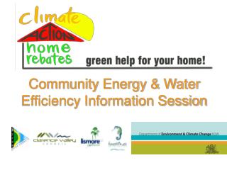 Community Energy &amp; Water Efficiency Information Session