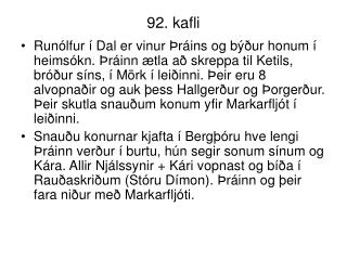 92 kafli