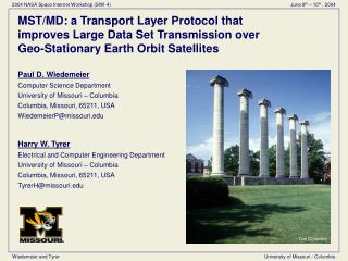 MST/MD: a Transport Layer Protocol that