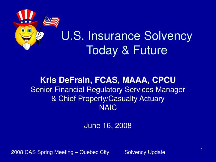 u s insurance solvency today future