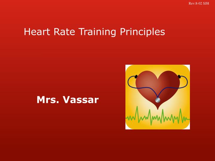 heart rate training principles
