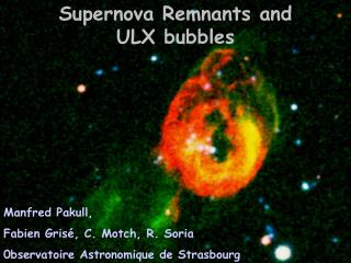 Supernova Remnants and ULX bubbles