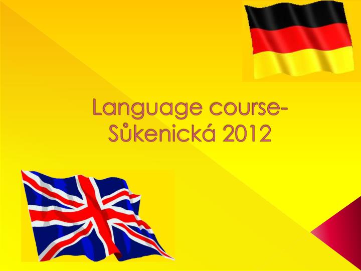 language course s kenick 2012