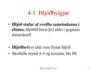 4 1 hlj bylgjur