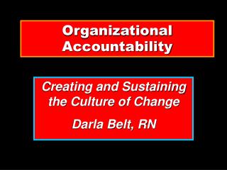 Organizational Accountability