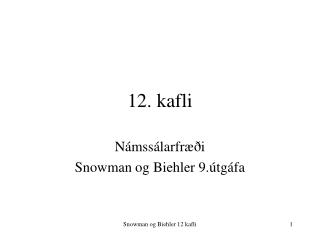 12 kafli