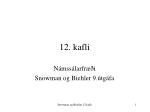 12. kafli - slide 1