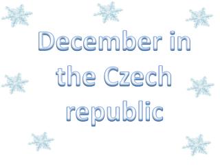 December in the Czech republic