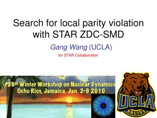 Search for local parity violation with STAR ZDC-SMD