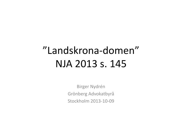 landskrona domen nja 2013 s 145