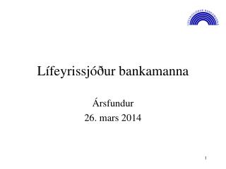 Lífeyrissjóður bankamanna