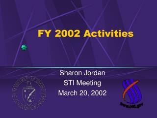 FY 2002 Activities