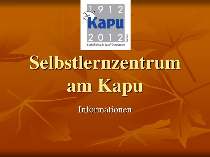 selbstlernzentrum am kapu