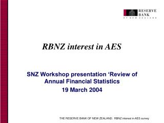 RBNZ interest in AES