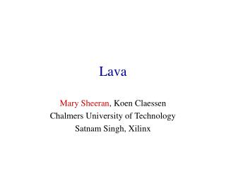 Lava