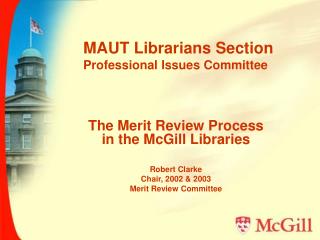 MAUT Librarians Section Professional Issues Committee