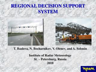 R EGIONAL DECISION SUPPORT SYSTEM