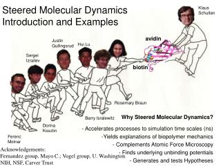 Steered Molecular Dynamics Introduction and Examples