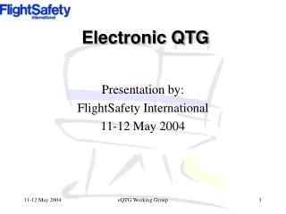 Electronic QTG
