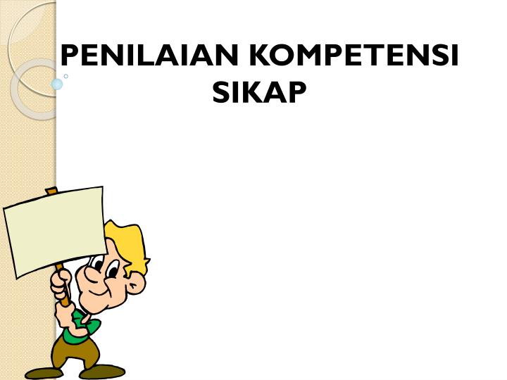 penilaian kompetensi sikap