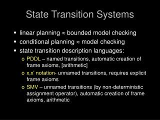 State Transition Systems