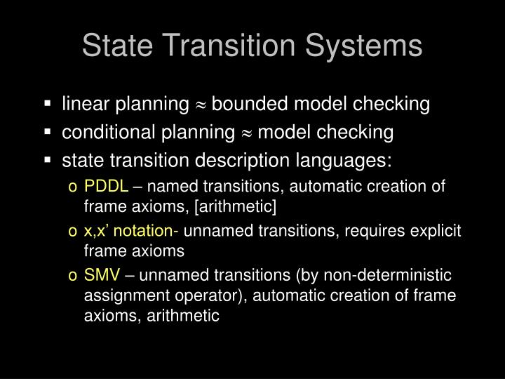 state transition systems