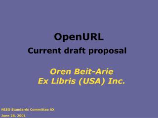 Oren Beit-Arie Ex Libris (USA) Inc.