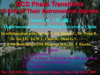 QCD Phase Transitions &amp; One of Their Astronomical Signals