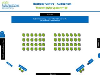 Theatre Style: Capacity 160