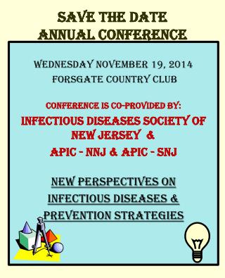 Save the date Annual Conference