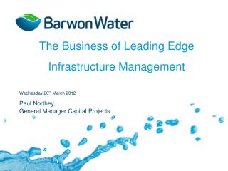 The Business of Leading Edge Infrastructure Management