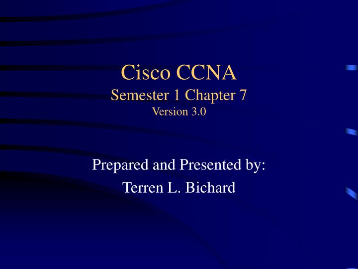 cisco ccna semester 1 chapter 7 version 3 0