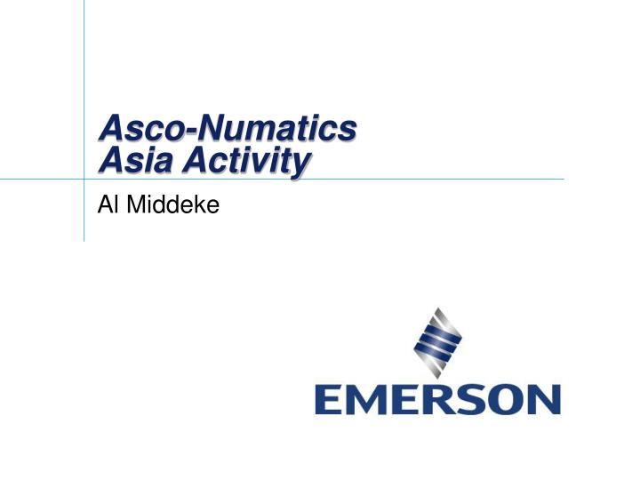 asco numatics asia activity
