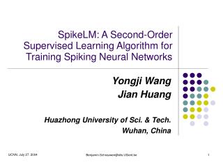 SpikeLM: A Second-Order Supervised Learning Algorithm for Training Spiking Neural Networks