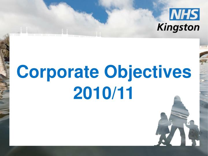 corporate objectives 2010 11