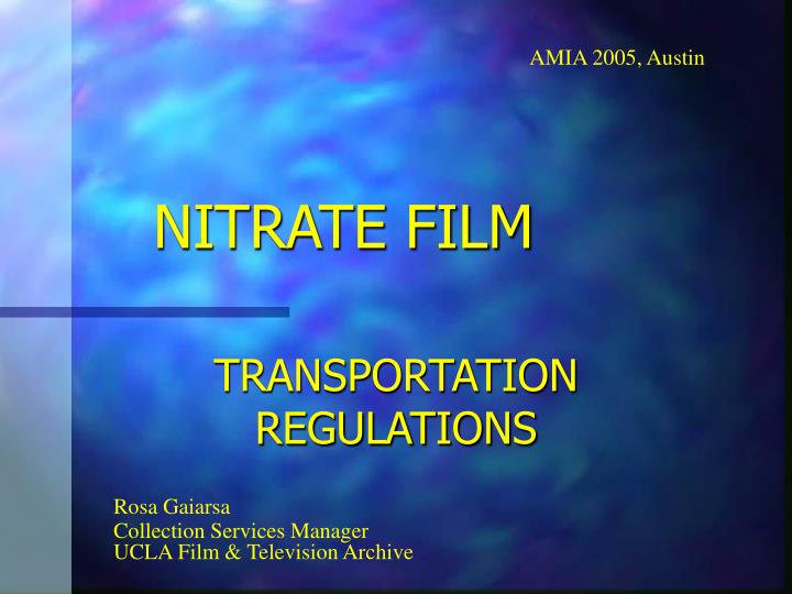 nitrate film