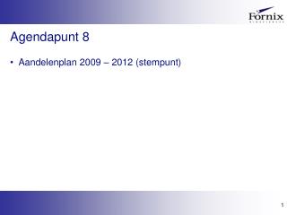 agendapunt 8
